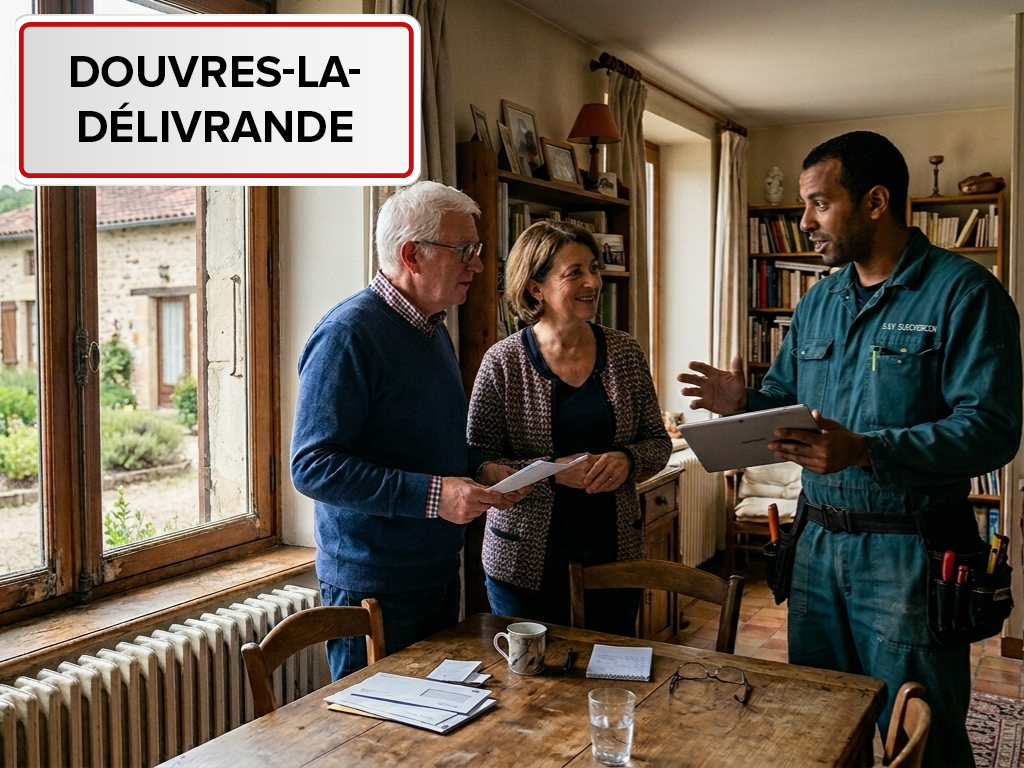 Installation de pompe à chaleur à Douvres-la-Délivrande (14440) dans le Calvados